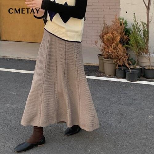 CMETAY Womens Autumn Skirts