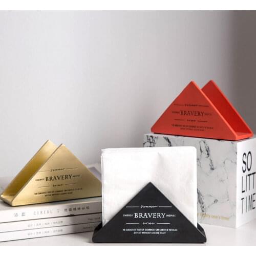 Nordic Home And Table Decoration Resin Paper Towel Holder Napkins Holder rond de serviette de table For Hotel And Restaurant