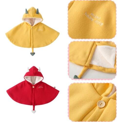 Kids baby girl clothes 2021 cape pattern black red cotton hooded plaid style Coat jackets baby girls cape cloaks