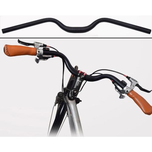 FMF Bicycle Swallow Handlebar M Type Aluminum Alloy 31.8 *680 mm Black Retro Comfort City Road Bike Parts High Quality