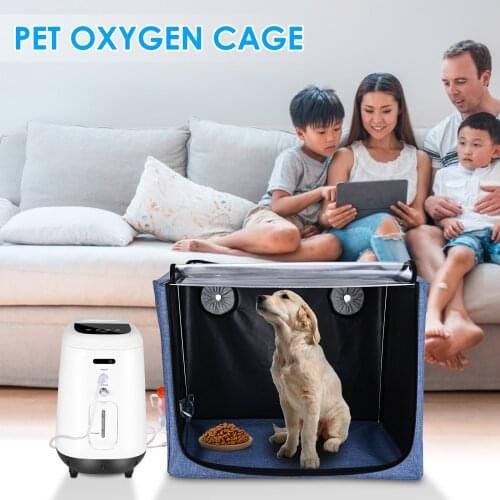 Pet Oxygen Cage Atomization Box Dog Cat Portable Carry Bag Breathing Respiratory Pet Baby Breeding Pet Hotel Animal Cage New