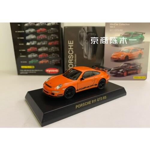 1/64 KYOSHO Porsche 911 GT3 RS 997 generation Collection of die-cast alloy car decoration model toys