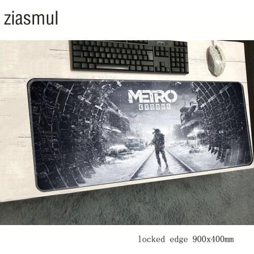 Metro 2033 mouse pad 900x400x2mm mats Personality Computer mouse mat gaming wrist rest large mousepad keyboard games pc gamer