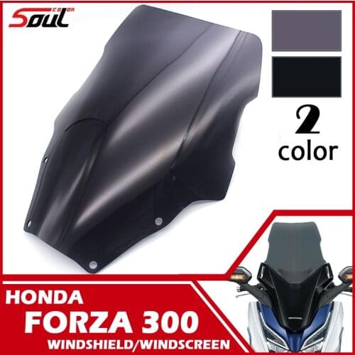 Motorcycle WindScreen Windshield Viser VIsor Fits For HONDA FORZA300 2018 2019 2020 FORZA 125 300 18'-20' 19 Double Bubble