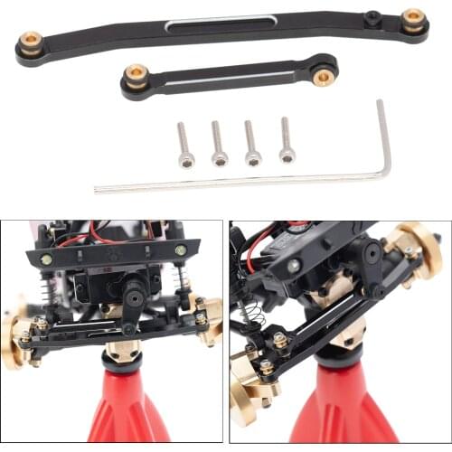 RC Metal High-tightening Steering Rod Tie Links for Axial SCX24 90081 Model Crawler Accs