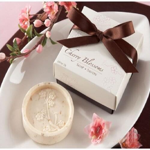 20pcs Cherry Blossoms Soap For Wedding Party Birthday Festival Souvenirs Gift Favor New