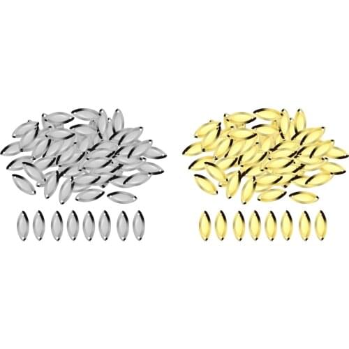 Set Of 100 Fly Fishing Spoons Lure Sequins Paillette Baits Noise Spinnerbait