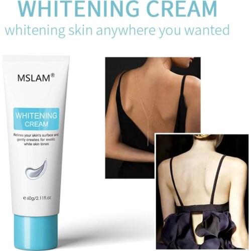 60g Underarm Whitening Cream Underarm Dark Skin Brightening Cream Arbutin Skin Care Armpit Elbow Bikini Whitening Cream
