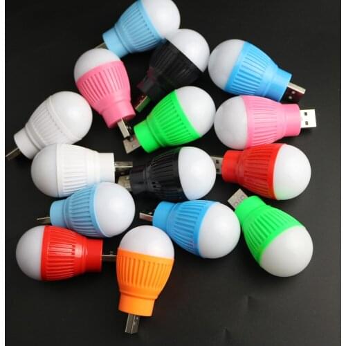 100pcs Protable Mini 5V USB lamp LED Light Bulb High Bright Energy Saving Outdoor Emergency Light Laptop Computer Desk Reading