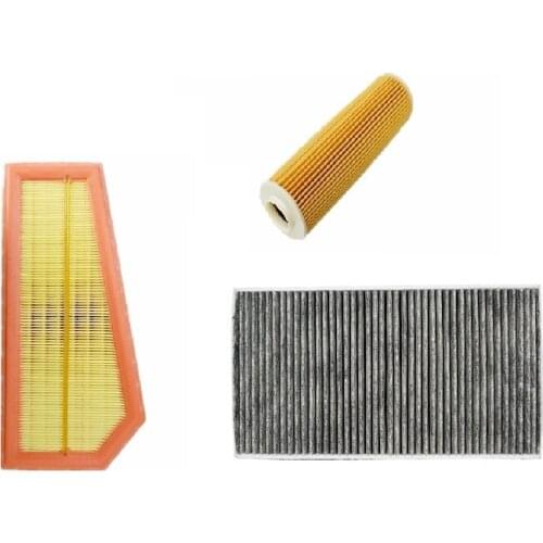 Cabin Filter Air Filter Oil Filter 3pcs for Mercedes Benz Slk R172 200 250 Convertible 2011-2019 Model Filter Set