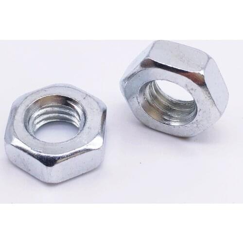 Wkooa M3 hex nuts galvanized carbon steel nuts 4000 pieces