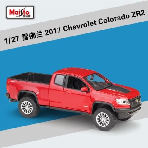 Maisto Diecase 1:27 Chevrolet Colorado ZR2 1:24 2017 Camaro ZL1 2010 Camaro SS RS Sport Car Static Simulation Alloy Model Car