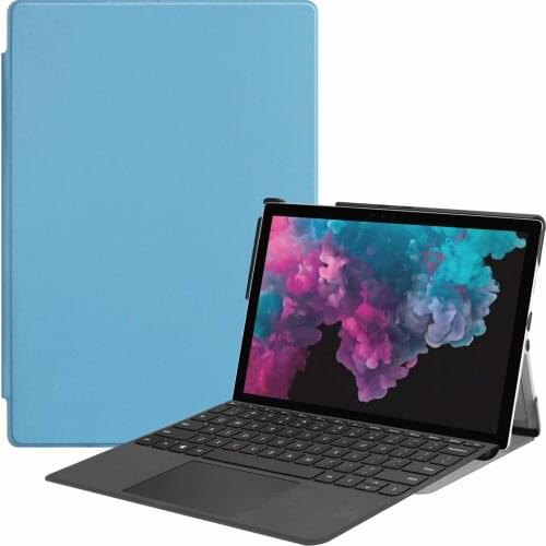 Smart Cover For Microsoft surface pro 4 pro 5 pro 6 Slim PU Leather Case for surface pro 4/5/6 Tablet Stand shell + pen