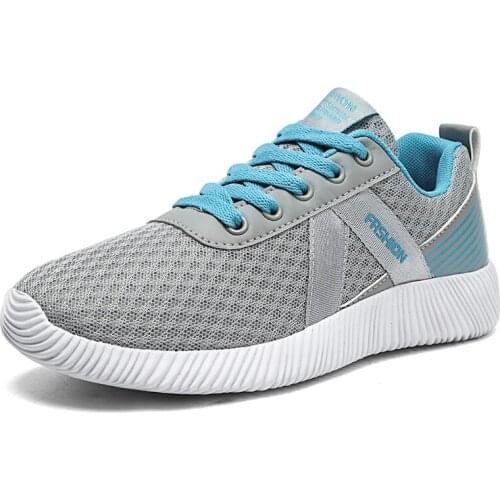 New Women Flat Lace Up Summer Shoes Woman Lightweight Womens Flat Shoes Platform Breathble Walking Casual Shoes Zapatos Planos