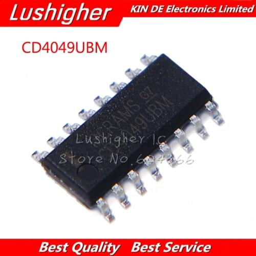 10pcs CD4049UBM SMD CD4049BM SOP CD4049 SOP-16