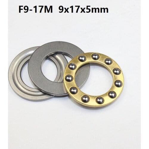 100pcs F9-17M Axial Ball Thrust Bearing 9x17x5 mm bearing Plane thrust ball bearing 9*17*5mm