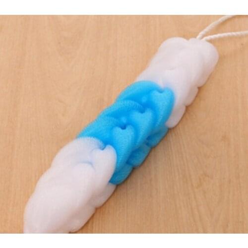 300pcs/lot Long Exfoliating Body Cleaner Back Scrub Belt Massage Towel Mesh Wash Cloth Bath Flower Bathroom Shower Skin Cleaning