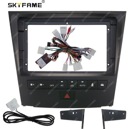 SKYFAME Car Frame Cable Canbus For Lexus GS GS300 350 400 430 450H 460 2004-2011 Big Screen Audio Dash Panel Frame Fascia