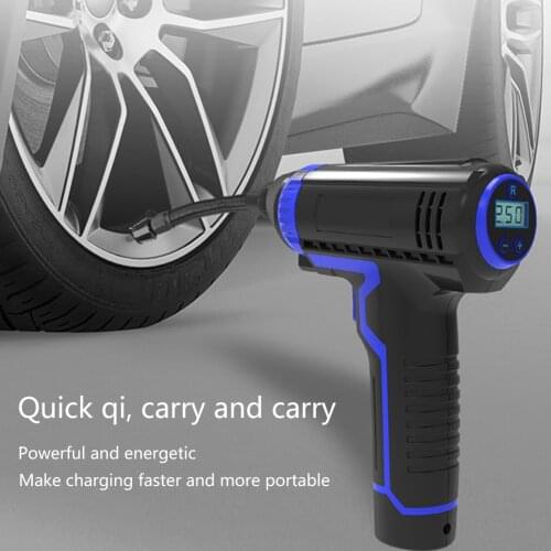 Digital LED Smart Car Air Compressor Pump Portable Handheld Car Tire Inflator Electric Air Pump 150 PSI Repair Tool Accessories
