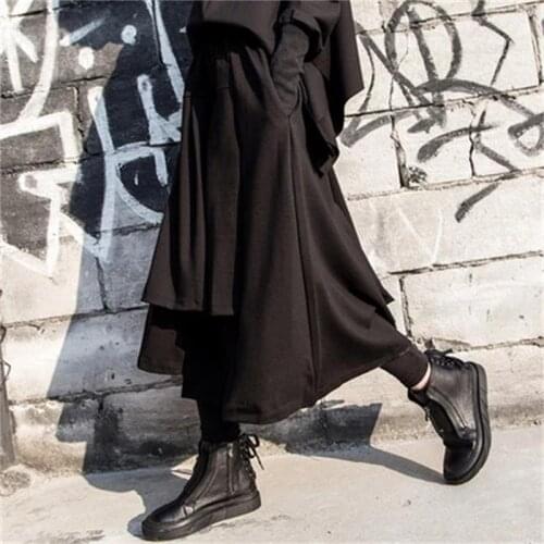 Long a-line skirt pleated skirt in new slimming half-length skirt in Europe and America