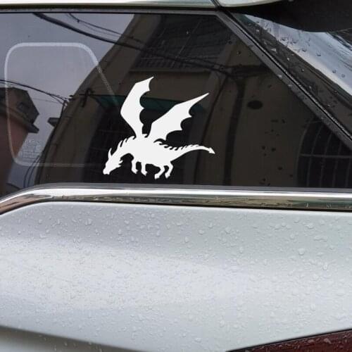 Dragon Totem Mark Car Sticker Waterproof Motorbike Motorcycle Stickers Decals Reflective Tape Cover the Scratches 15cmx14cm