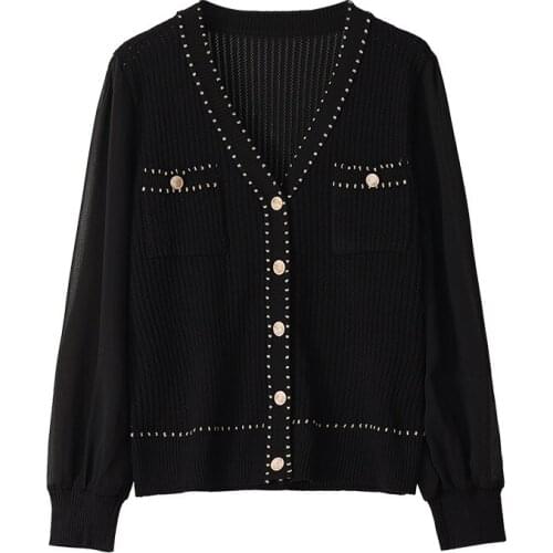Spring Autumn Elegant V Neck Knitting Cardigan Women Vintage Korean Streetwear Ladies Colorful Luxury Tops Long Sleeve Sweaters
