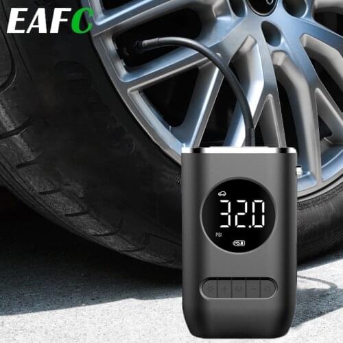 Car Electric Inflator Pump Mini Portable Wireless Air Compressor Air Pump With Digital display For Car Motorcycle Bicycle Tire
