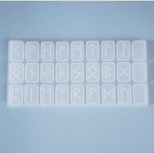 DIY Resin Mold Mirror Energy Symbol Rune Symbol Mirror Silicone Crystal Epoxy Mold Resin Epoxy Jewelry DIY Tools 40a