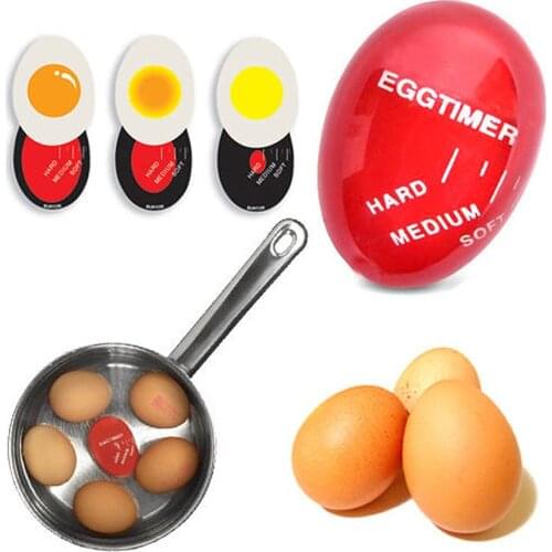 Hot sell Egg Color Changing Timer Yummy Soft Hard Boiled Eggs Cooking Kitchen tools