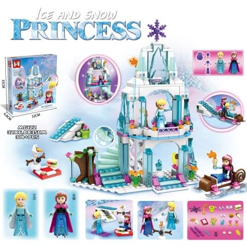 The Carpet Is Compatible with The Girl Series "Frozen 2" Princess Aisha Castle Mermaid Palace Disney Toys