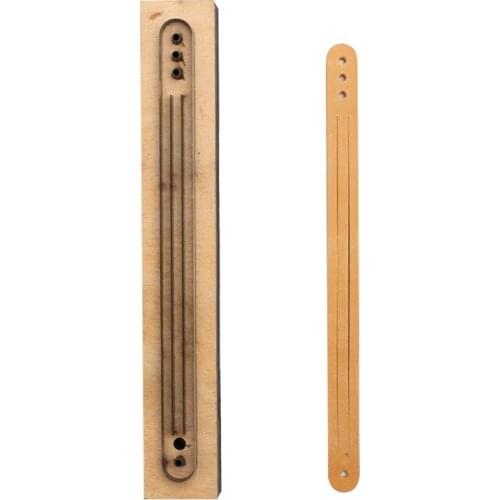 Creative Bracelet Wooden Punching Die Handcraft Pendant Template Bracelet Stencil DIY Leather Tool Cutting Mould