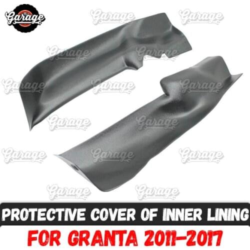 Protective cover of inner lining for Lada Granta 2011-2017 ABS plastic 2 pcs interior molding of scratches car styling tuning
