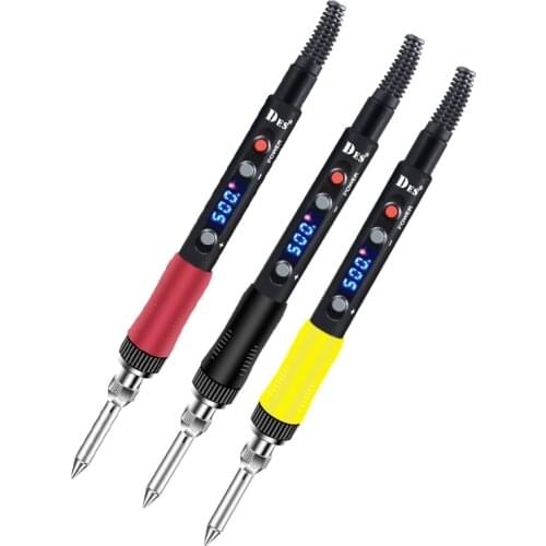 Original DES Electric Soldering Iron Constant Temperature Adjustable Digital Display Repair Soldering Pen Welding Tools