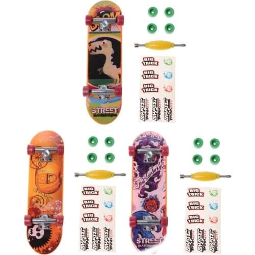 2020 New Alloy Stand Finger Skateboard FingerBoard Skate Trucks Kid Toys Children Gift Random Color