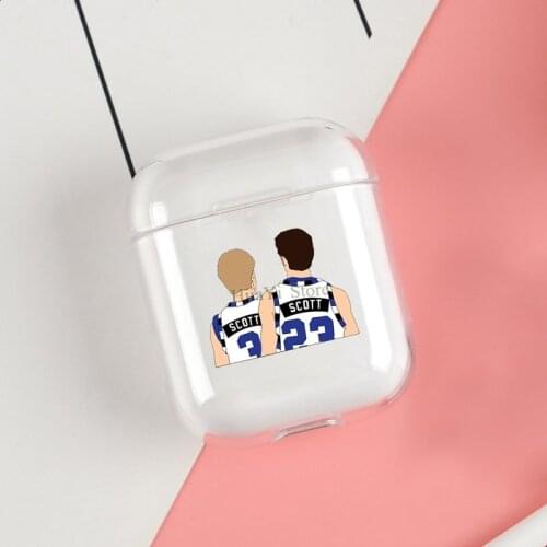 Scott Brothers One Tree Hill Clear Cases For Apple Airpods 1 2 Earphone Bluetooth Wireless Cover For Airpods 2 1 Coque