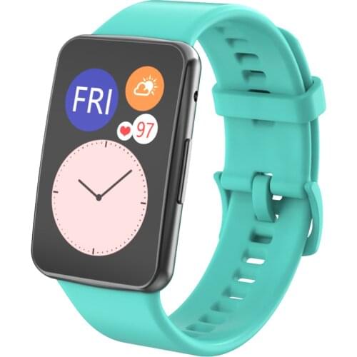 For Huawei Honor Watch Fit Sports Strap Silicone Bracelet Smart Watch Accessories Huawei Fit Watch Color Wristband