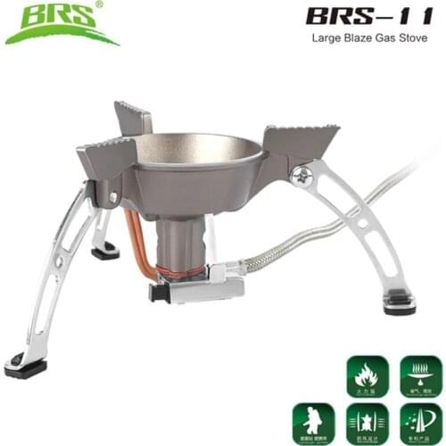 BRS Copper alloy stainless steel Windproof Outdoor Camping Gas Burners Picnic Hiking Equipment Oven Heater Tripod