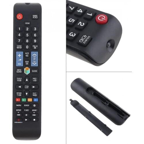 Replacement TV Remote Control Support 2 x AAA Batteries for SAMSUNG AA59-00581A AA59-00582A AA59-00594A TV 3D Smart Player HDTV
