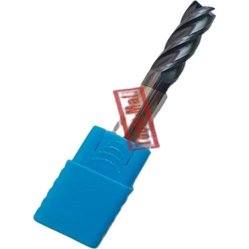 12mm D12*45*D12*100 4 Flutes HRC45 Flat Square End mills Milling Cutters CNC Spiral Router Bits Carbide Cutter CNC Tools