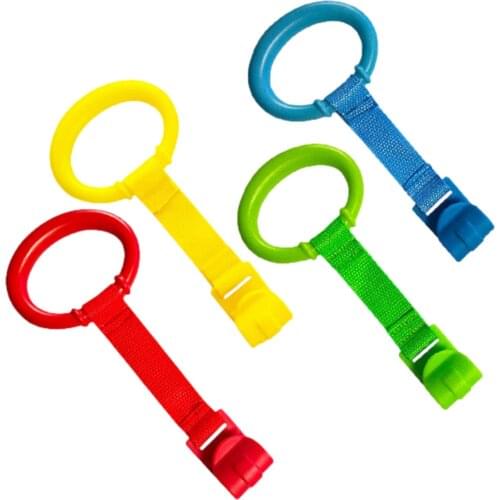 4/6pcs Lot Ring For Playpen Baby Crib Hooks General Use Hooks Baby Toys Bed Rings Hooks Universal Ring Help Baby Stand Random