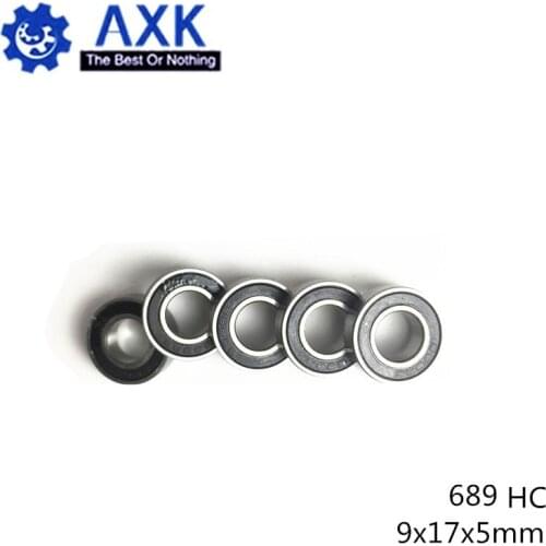 689 Hybrid Ceramic Bearing 9*17*5 mm ABEC-1 ( 1 PC) Industry Motor Spindle 689HC Hybrids Si3N4 Ball Bearings 3NC 689RS
