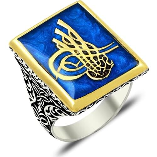 925 Silver Classic Ottoman Rings for Men