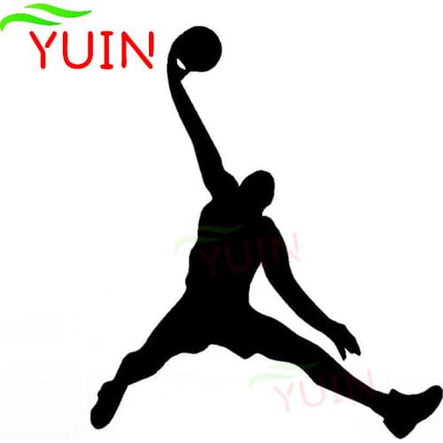 Basketball Sports Slam Dunk Car Decals Fashion Body Decoration PVC Waterproof Sunscreen Stickers Can Be Customized Color