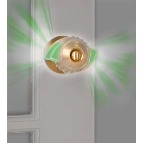 Fluorescent door knob Dust covers Round Wall Protector Door Handle Bumper Guard Stopper Baby Safety Supplies Crash Pad Safety