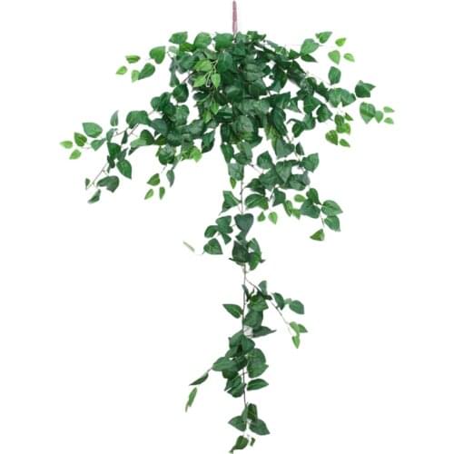 Ivy False Vines Artificial Plant Fake Rattan Hangable Stronger Simulation Parthenocissus Green Leaves Wall Hanging Decoration