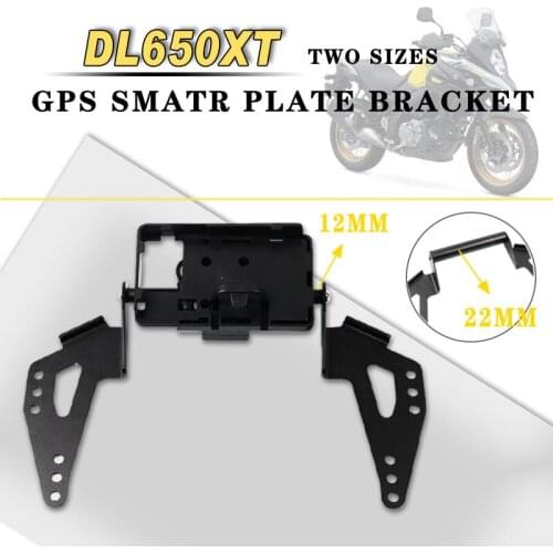 For SUZUKI V Strom 650 650XT Vstrom 2017 2018 2019 Motorcycle SMART PHONE Navigation GPS Plate Bracket Adapt Holder