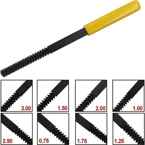 Thread repair file file repair teeth marine hardware tools thread correction tools