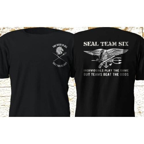 New Seal Team 6 Six Devgru Black Squadron Nswdg 2019 New Brand High Quality for Man Better Crazy T Shirts