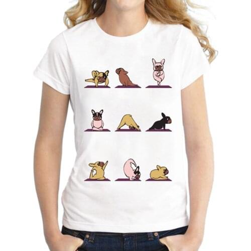 New Fashion Design Women T-shirt Pomeranian/Cat /Soth/Elephant/English Bulldog/Pug Short Sleeve Casual Tops Harajuku Streetwear