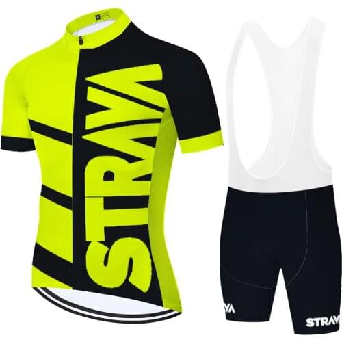 NEW strava cycling clothing quick dry uniformes de ciclismo para hombre Summer 20D gel pad cuissard cyclisme homme